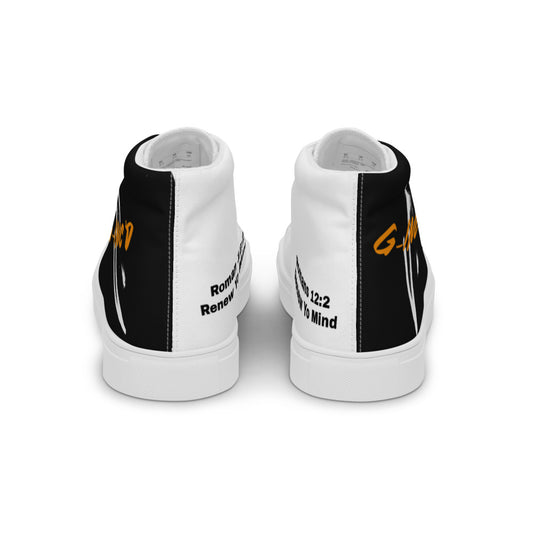 G-Inc'd Men’s high top canvas shoes