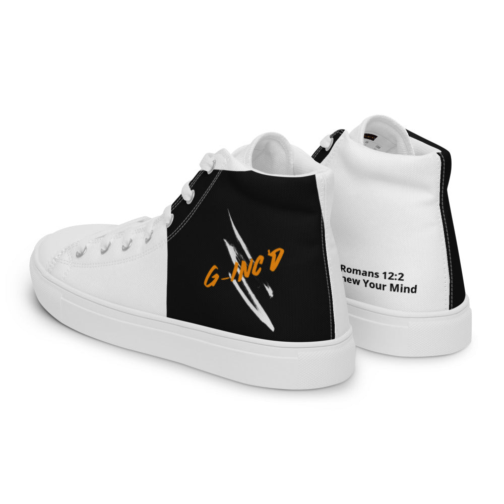 G-Inc'd Women’s high top canvas shoes