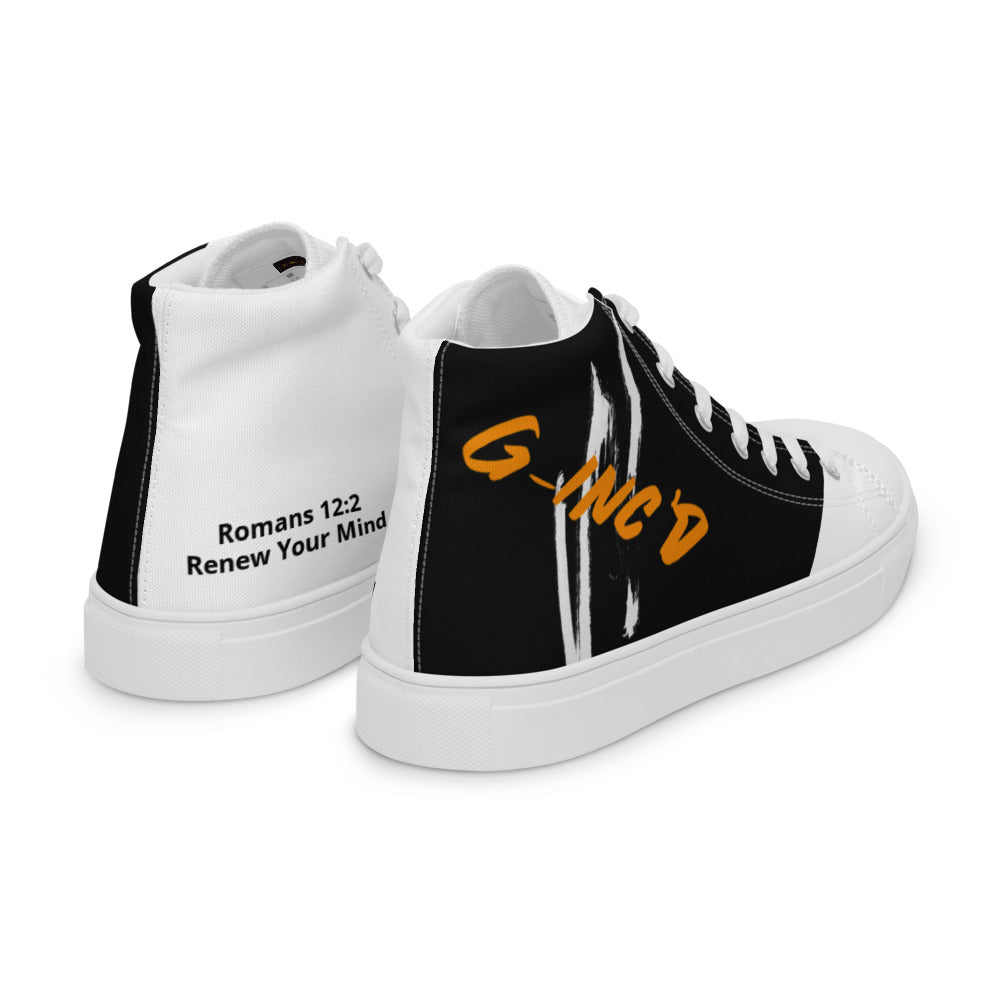 G-Inc'd Women’s high top canvas shoes