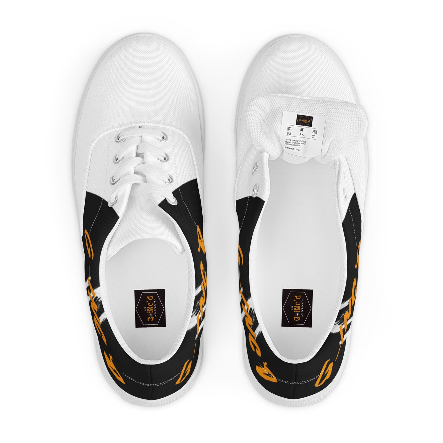 G-Inc'd Women’s lace-up canvas shoes