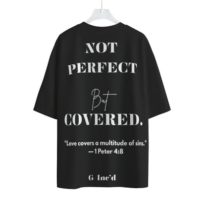 Kingdom Faith Streetwear 'Not Perfect" Oversized Tee