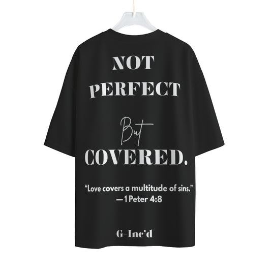 Kingdom Faith Streetwear 'Not Perfect" Oversized Tee
