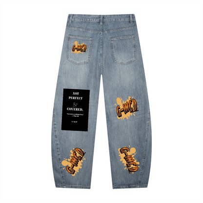 Faithwear Vintage Wash Barrel Leg Jeans (Men / Unisex)