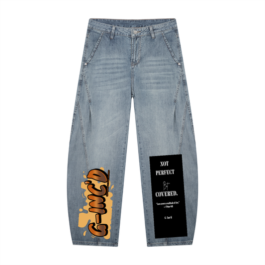Faithwear Vintage Wash Barrel Leg Jeans (Men / Unisex)