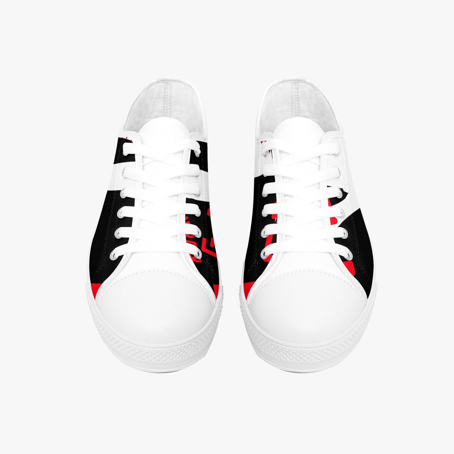 1048. Falcon G-Inc'd Canvas Shoes - White/Black