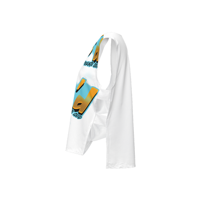 G-Inc'd  Seamless Open Side Tank Top White