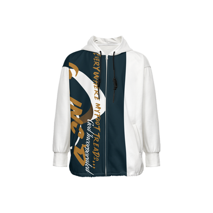 G-Inc'd Men’s Relaxed Fit Full-Zip Jacket White