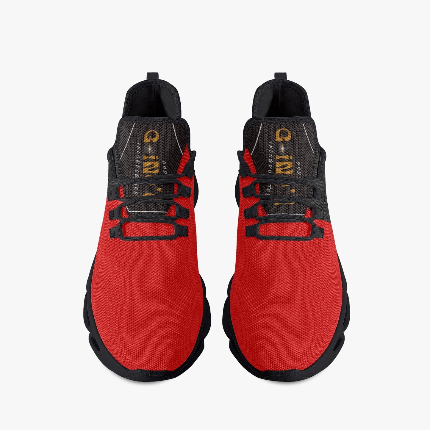Unisex G-Inc'd  Mesh Knit Sneakers -Red/ Black