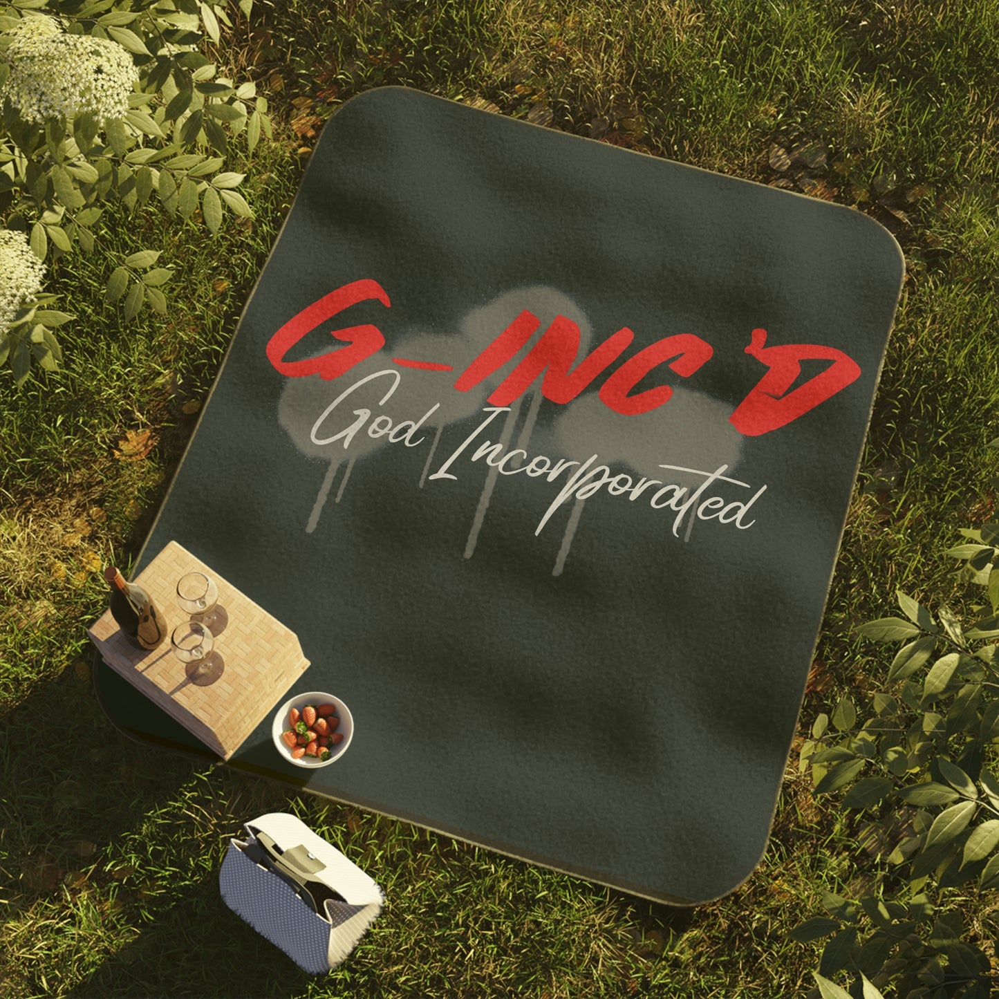 The G- Inc'd Picnic Blanket Red