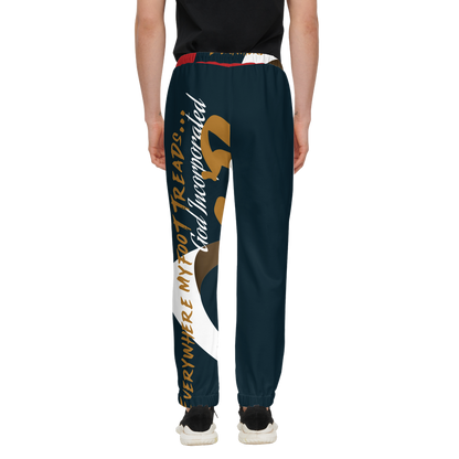 G-Inc'd Unisex Casual Fit Jogging Pants Red