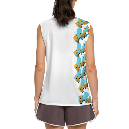 G-Inc'd  Seamless Open Side Tank Top White