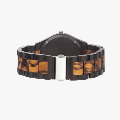 Kingdom Faith Indian Ebony Wooden Watch-Unisex | G-Inc'd