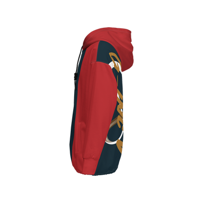 G-Inc'd Men’s Relaxed Fit Full-Zip Jacket Red