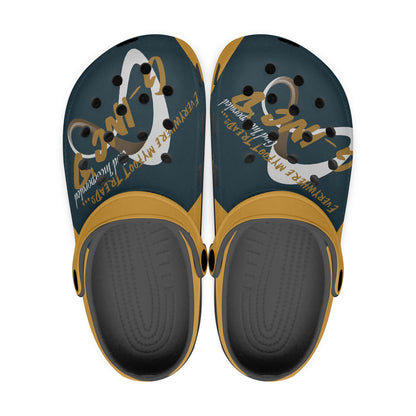 Faith Streetwear "Treads" Clogs- Unisex- Black | G-Inc'd