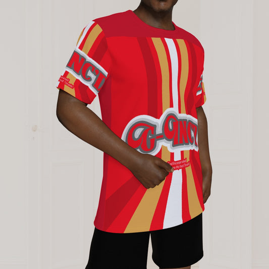 Faith Streetwear Mens  Message T-shirt- Red | G-Inc'd