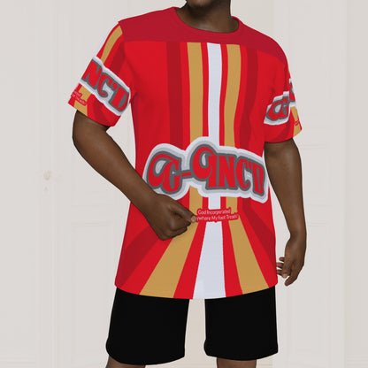 Faith Streetwear Mens  Message T-shirt- Red | G-Inc'd