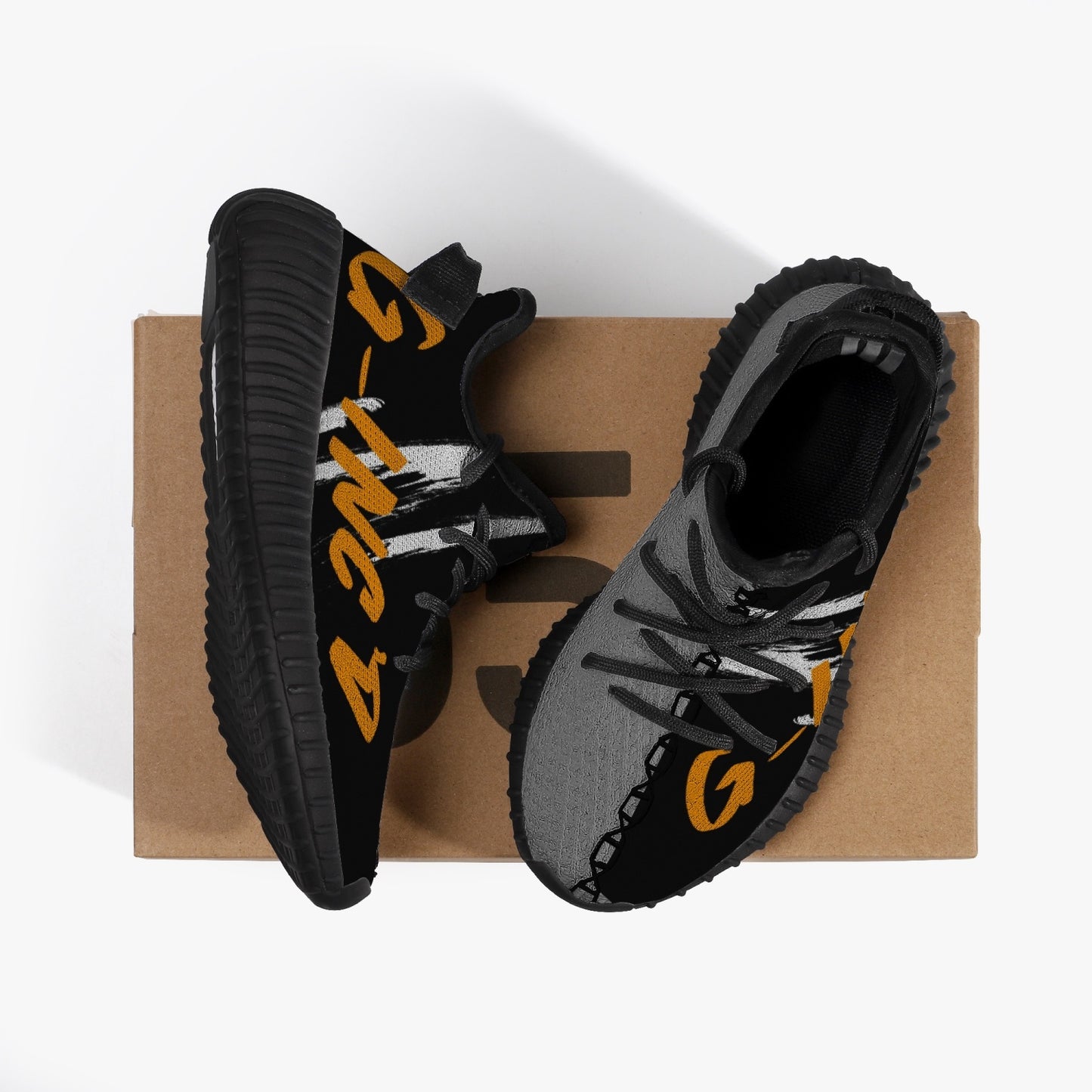 G-Inc'd Kids' Mesh Knit Sneakers - Black