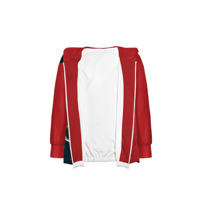 G-Inc'd Men’s Relaxed Fit Full-Zip Jacket Red