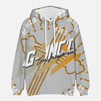 G-Inc'd  Round Collar Hoodie Gray