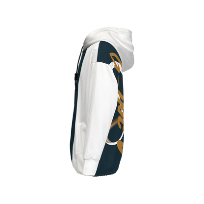 G-Inc'd Men’s Relaxed Fit Full-Zip Jacket White