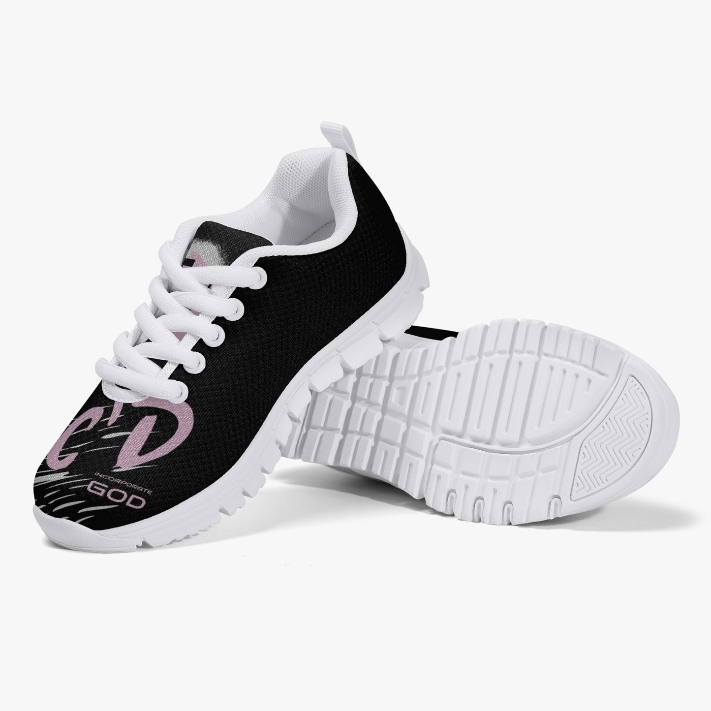 Kids' Lightweight Mesh Sneakers -Pink