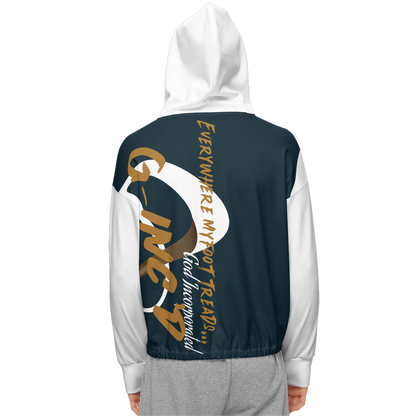 G-Inc'd Men’s Relaxed Fit Full-Zip Jacket White