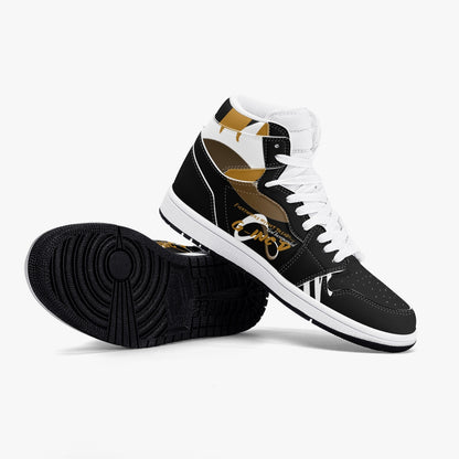Faith Runner "Treads"  Hi-Top Sneakers-Unisex- Black | G-Inc'd