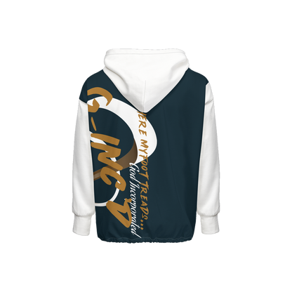 G-Inc'd Men’s Relaxed Fit Full-Zip Jacket White