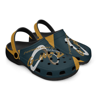 Faith Streetwear "Treads" Clogs- Unisex- Black | G-Inc'd